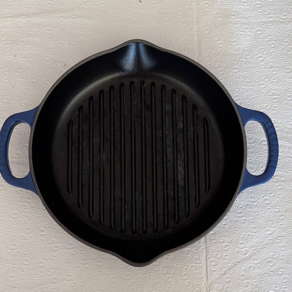 Le Creuset Lapis Cast Iron Grill Pan